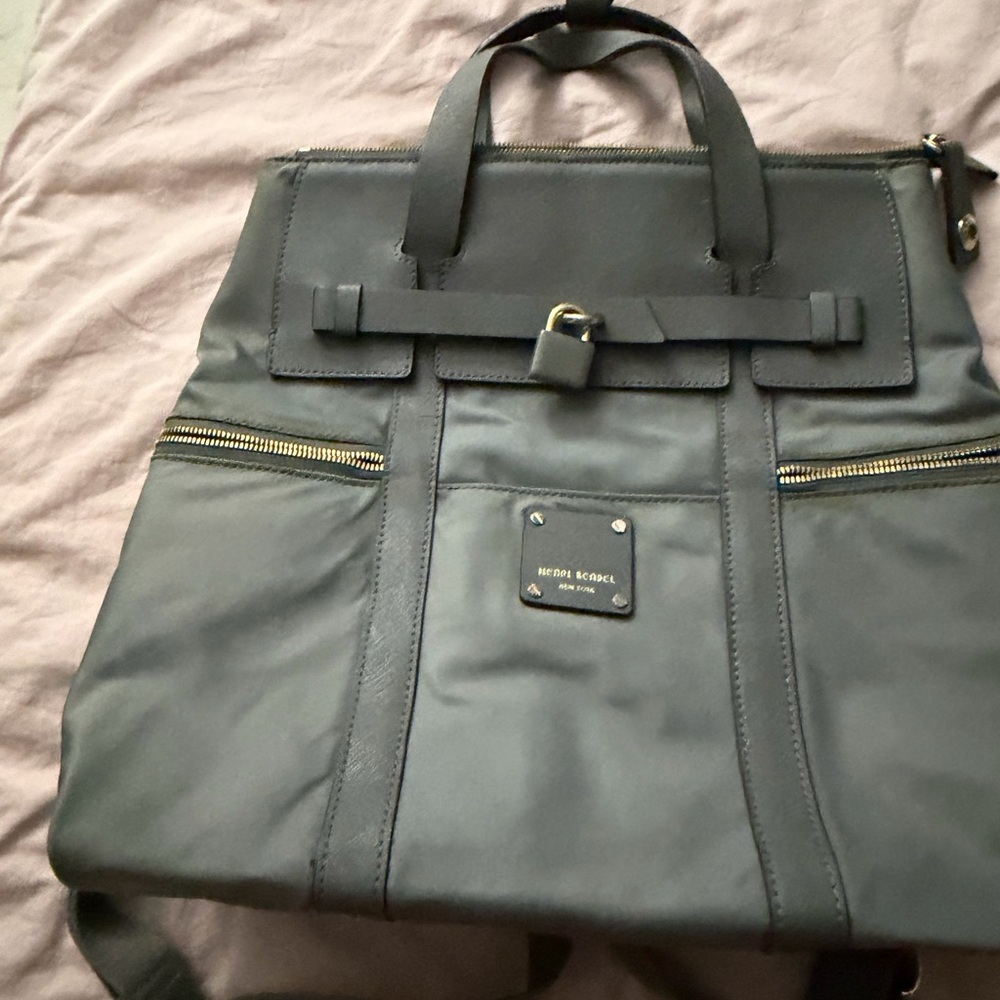 Henri Bendel New York Jetsetter Convertible Backpack in Gray